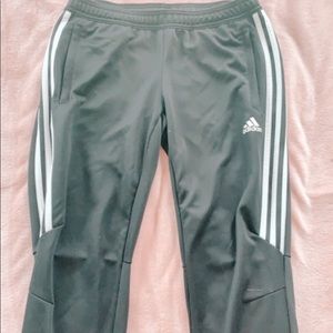 black adidas joggers